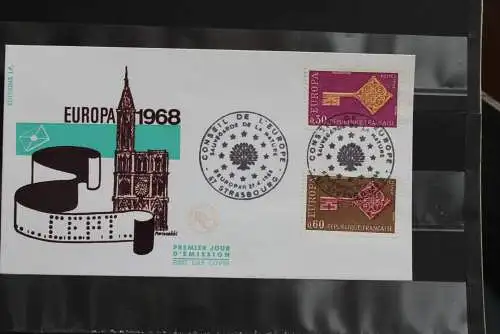 Frankreich  1968, EUROPA - CEPT, FDC MiNr 1621-22