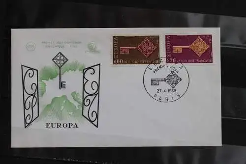 Frankreich  1968, EUROPA - CEPT, FDC MiNr 1621-22