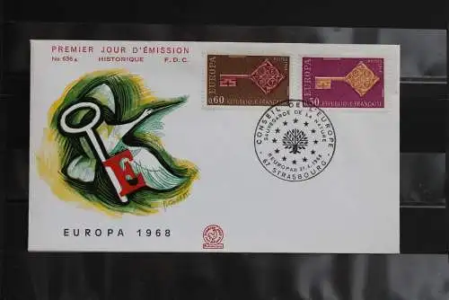 Frankreich  1968, EUROPA - CEPT, FDC MiNr 1621-22