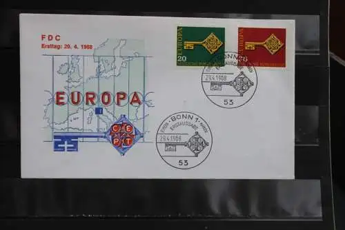 Deutschland  1968, EUROPA - CEPT, FDC MiNr 559-60