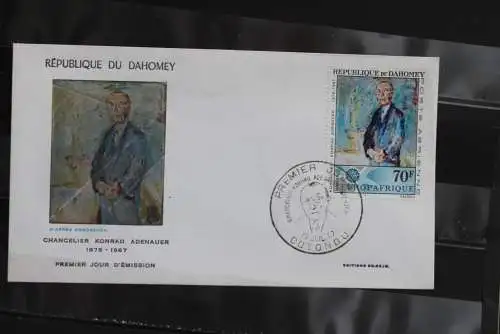 Dahomey 1967, Euroafrique  FDC K. Adenauer