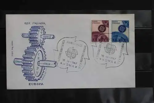 Italien 1967, Europa - CEPT FDC MiNr 1224-25