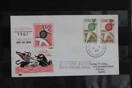 Irland 1967, Europa - CEPT FDC MiNr 192-93