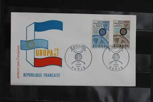 Frankreich 1967, Europa - CEPT FDC MiNr 1578-79