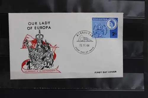 Gibraltar Unsere Liebe Frau von Europa FDC, MiNr 184