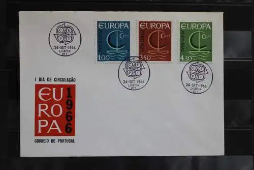 Portugal Europa - CEPT 1966 FDC, MiNr 1012-14