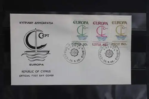 Zypern Europa - CEPT 1966 FDC, MiNr 270-72