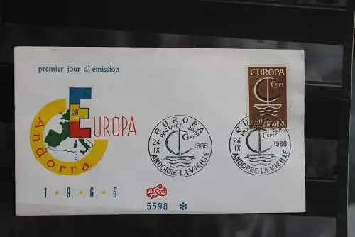 Andorra Europa - CEPT 1966 FDC, MiNr 198