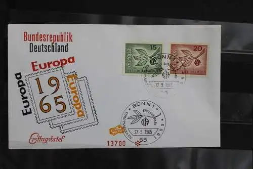 Deutschland 1965, EUROPA - CEPT FDC, MiNr 483-84