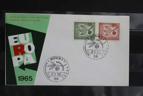 Deutschland 1965, EUROPA - CEPT FDC, MiNr 483-84