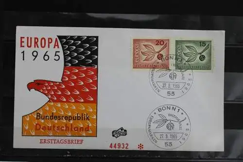 Deutschland 1965, EUROPA - CEPT FDC, MiNr 483-84