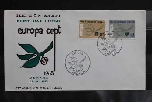 Türkei 1965, EUROPA - CEPT FDC, MiNr 1961-62