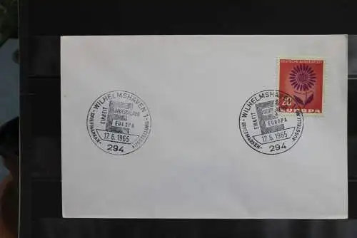 Deutschland 1965, Europa - Deutschland Briefmarkenausstellung Wilhelmshaven