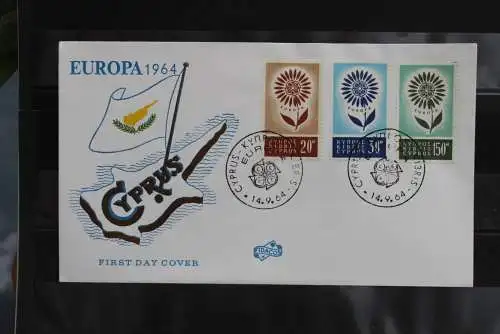 Zypern 1964; Europa - CEPT, FDC, MiNr 240-42