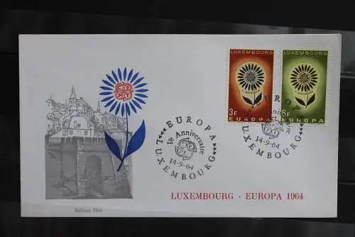 Luxemburg 1964; Europa - CEPT, FDC, MiNr 697-98