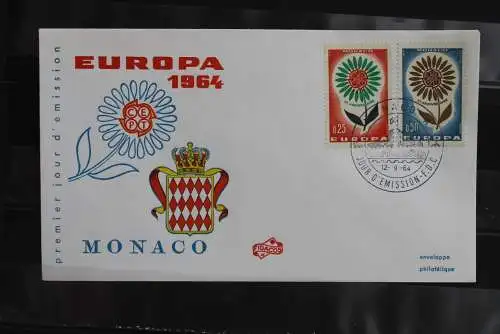 Monaco 1964; Europa - CEPT, FDC, MiNr 782-83