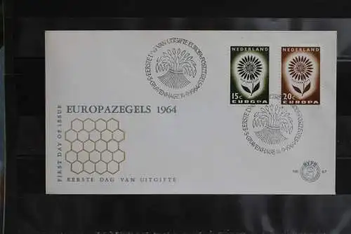 Niederlande 1964; Europa - CEPT, FDC, MiNr 827-28