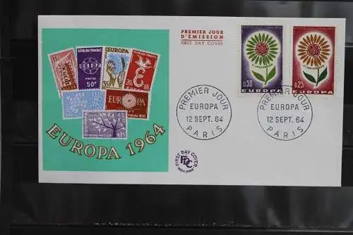 Frankreich 1964; Europa - CEPT, FDC, MiNr 1490-91