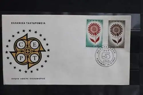 Griechenland 1964; Europa - CEPT, FDC, MiNr 858-59