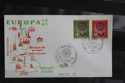 Deutschland 1964; Europa - CEPT, FDC, MiNr 445-46