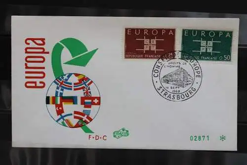 Frankreich 1963; Europa - CEPT, FDC, MiNr. 1450-51