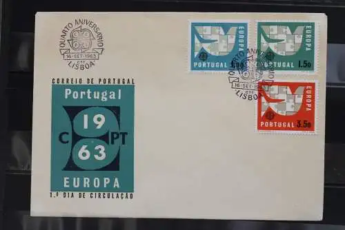 Portugal 1963; Europa - CEPT, FDC, MiNr. 948-50