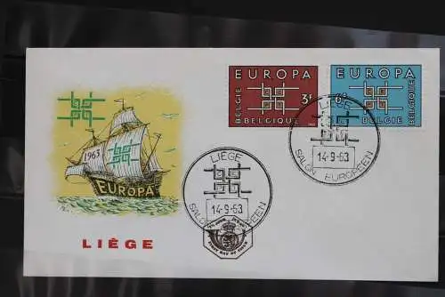 Belgien 1963; Europa - CEPT, FDC, MiNr. 1320-21