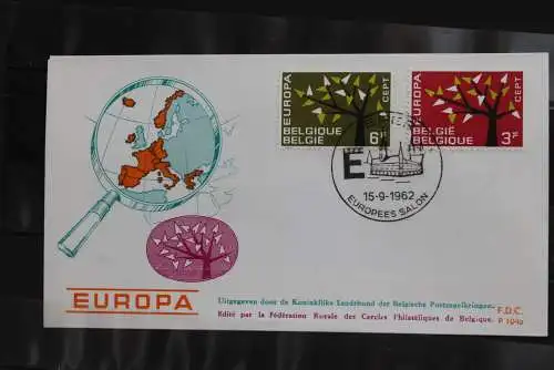 Belgien; Europa - CEPT 1962, FDC, MiNr. 1282-83