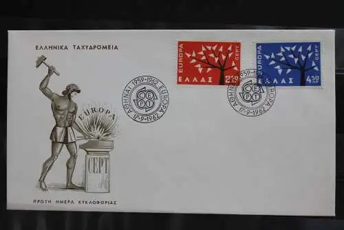 Griechenland; Europa - CEPT 1962, FDC, MiNr. 796-97