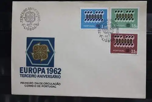 Portugal; Europa - CEPT 1962, FDC, MiNr. 927-29