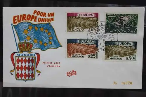 Monaco; Europa - CEPT 1962, FDC, MiNr. 695-98