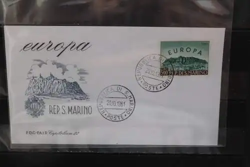 San Marino 1961, Europa - CEPT, FDC, MiNr. 700