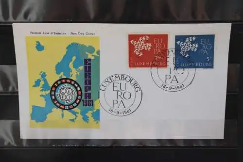 Luxemburg 1961, Europa - CEPT, FDC, MiNr. 647-48