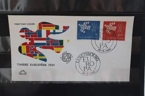 Luxemburg 1961, Europa - CEPT, FDC, MiNr. 647-48