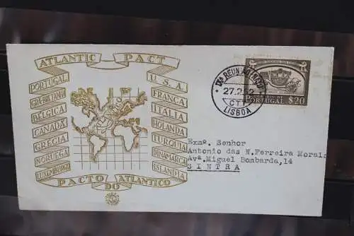 Portugal 1961 NATO-Stempel auf Schmuckbrief