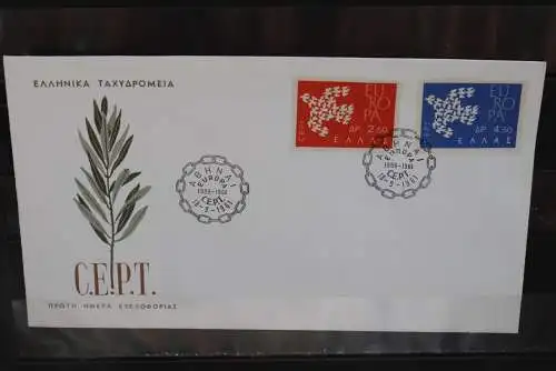 Griechenland 1961 Europa - CEPT, FDC, MiNr. 775F-776