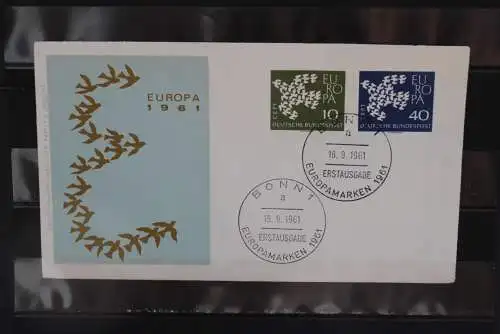 Deutschland,  Europa - CEPT 1961,  FDC, MiNr. 367-68