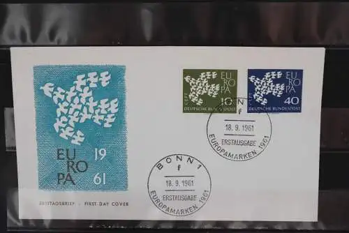 Deutschland,  Europa - CEPT 1961,  FDC, MiNr. 367-68