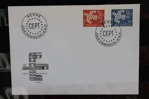 Schweiz,  Europa - CEPT 1961,  FDC, MiNr. 736-37