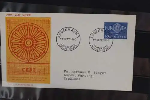 Dänemark, Europa - CEPT 1960, FDC MiNr. 386