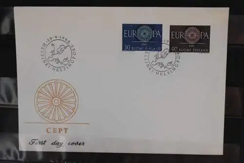 Finnland, Europa - CEPT 1960, FDC MiNr. 525-26