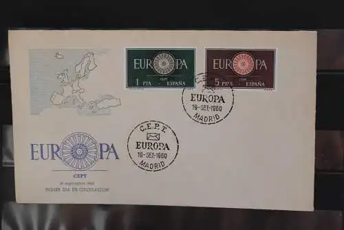 Spanien, Europa - CEPT 1960, FDC MiNr. 1189-90