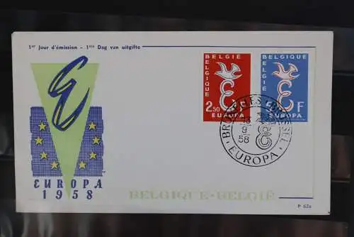 Belgien,  Europa - CEPT 1958, FDC, MiNr. 1117-18