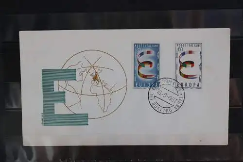 Italien Europa - CEPT 1957, FDC, MiNr. 992-93