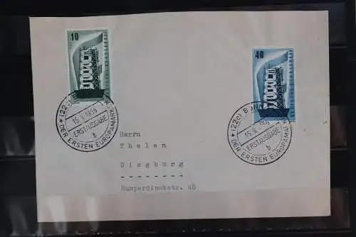 Deutschland Europa - CEPT 1956, FDC, MiNr. 241-42