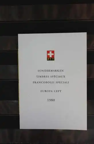 Schweiz Europa - CEPT 1980, Sammelbüchlein, Sammelfolder, Ersttagsheft Nr.174, ESST