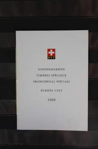 Schweiz Europa - CEPT 1969, Sammelbüchlein, Sammelfolder, Ersttagsheft Nr. 91, MNH