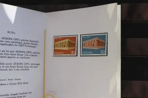 Schweiz Europa - CEPT 1969, Sammelbüchlein, Sammelfolder, Ersttagsheft Nr. 91, MNH