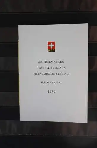 Schweiz Europa - CEPT 1970, Sammelbüchlein, Sammelfolder, Ersttagsheft Nr. 97, ESST