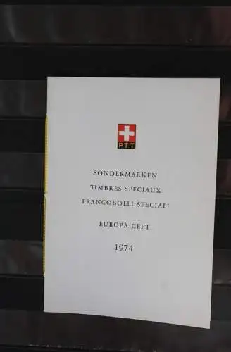 Schweiz Europa - CEPT 1974, Sammelfolder, Ersttagsheft Nr. 127, ESST